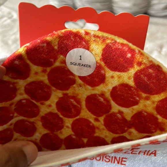 Pet Toy Pizza Tug Toss and Fetch Dog Toy - Picture 2 of 5